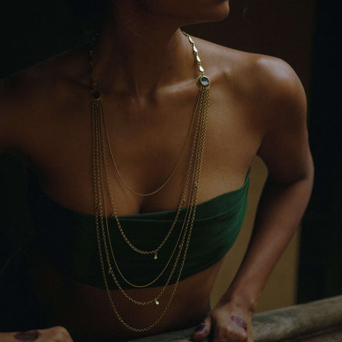 Käma Necklace with Spine Chain
