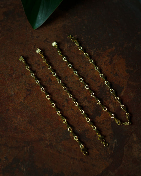 Love String with Heart Studs