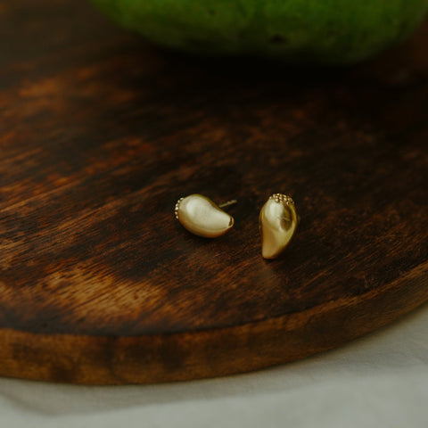 Mango Charm Studs - surmeyi