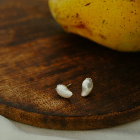 Mango Charm Studs - surmeyi