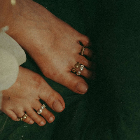Memory Toe Ring and Cuff